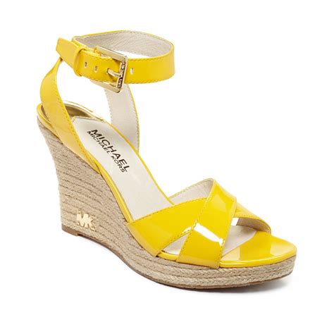 Michael Kors ladies yellow shoes